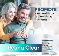 Retina Clear Vision Support Supplement Eye Health Formula with Lutein Zeaxant