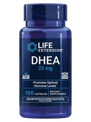 Life Extension DHEA 25 mg – Supplement for 100 Count (Pack of 1), Off White