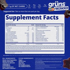 Grüns Limited Time Flavor Firecracker Sugar-Free Adult Greens – 240g/12 Servings