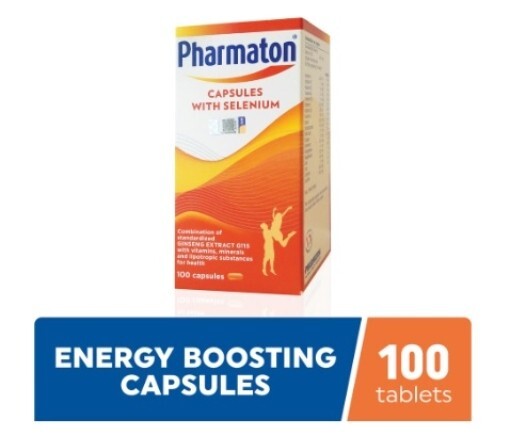 PHARMATON Capsules with Ginseng and Selenium Energy Performance 2 boxes x 100’s