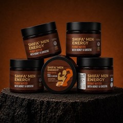Shifa men peanut butter Limited edition 0.8 oz 25 ml Exp2029 Authentic pack of 5