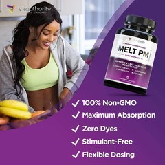Vitauthority Melt PM Weight Loss Focused Sleep Support 30 Servings EXP. 09/2026