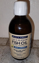 Wiley’s Finest Wild Alaskan Lemon Fish Oil Peak EPA 2300mg 8.45fl.oz exp.5/2027