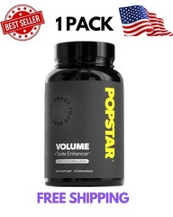 Popstar Semen Volume Supplement 120 Capsules Men’s Fertility Zinc NEW EXP12/2026