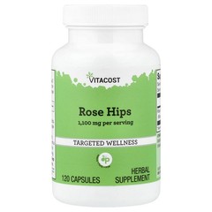 Rose Hips, 120 Capsules (550 mg per Capsule)