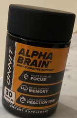 Alpha Brain (30) – Premium Nootropic Brain Supplement for Focus & Memory