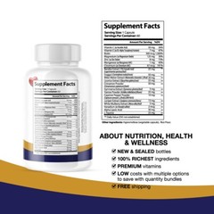 Diabextan- Cardiovascular Health, Blood Pressure & Sugar Support- 4 Bottles