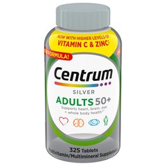 Centrum Silver Adults 50+ Multivitamin Vitamin C and Zinc 325 Tablets