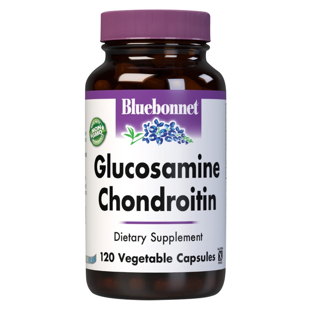 Bluebonnet Glucosamine Chondroitin Sulfate 120 Vegetable Capsules, Joint Health