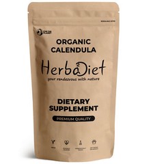Organic Marigold Powder – Pure Calendula Flower for Eye Vision Support 100g