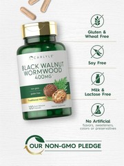 Carlyle Black Walnut Wormwood | 120 Capsules | Herbal Complex | Non-GMO,…