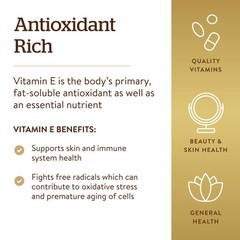 Solgar Vitamin E 670 mg 1000 IU, 100 Mixed Soft Gels Non GMO