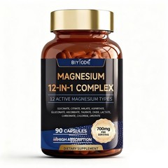 Magnesium 12 in 1 Complex 700mg – Glycinate Citrate Malate Taurate Daily Support