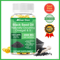 Black Seed Oil – 100% Pure Cold Pressed Cumin Nigella Sativa Vegan NON GMO