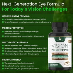 Vision Enhance Pro – Eye Wellness Supplement with Lutein, Zeaxanthin & Botani…