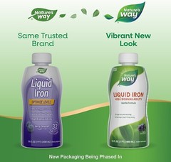 Liquid Mineral Supplement, Iron, Natural Berry, 16 Ounce