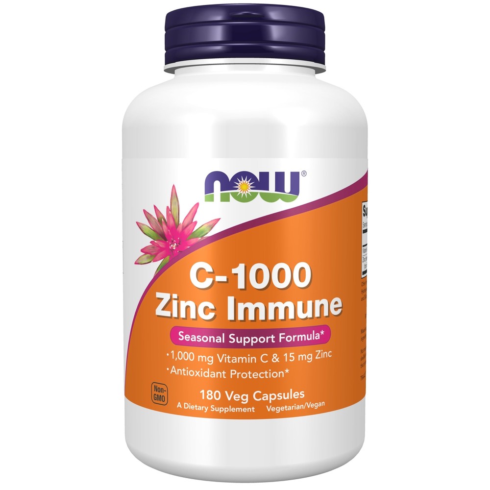 Vitamin C 1000 mg with Zinc 15 mg Immune Support Antioxidant Supplement 180 C…