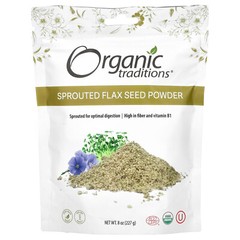 Sprouted Flax Seed Powder, 8 oz (227 g)