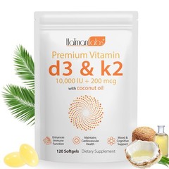 MXCZBSM Vitamin D3 K2 1 Bag 60-day Supply
