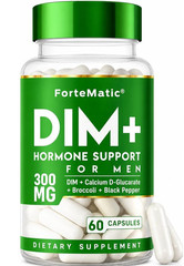 DIM 300mg Male Hormone Support Calcium D-Glucarate, Sulforaphane & Broccoli