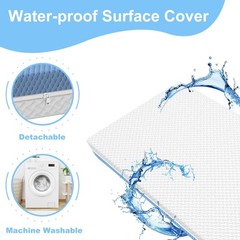 5″x 27.5″x52″ Mattress, 2-Stage Dual-Sided Odorless & Noiseless Glue Free, 2 …