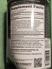 OPTIMUM NUTRITION – AMIN.O. Energy – Watermelon – 30 Servings – Exp 11/2024