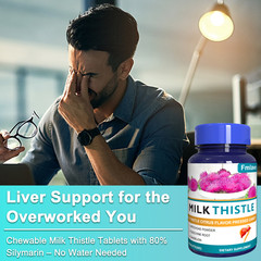 2pack Liver Health with Milk Thistle, Artichoke, Dandelion Liver Support Cleanse