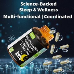 CoQ10 300mg Heart Health + GABA 5-HTP, Sleep Support, Relieve Stress & Anxiety