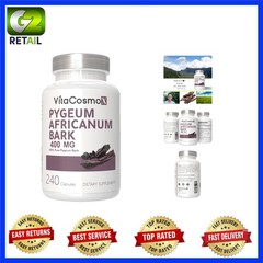 240 Count Gluten-Free Pygeum Africanum Capsules – Support Men’s Health Naturally