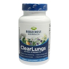 *Ridgecrest Herbals ClearLungs Extra Strength Herbal Supplement -120 Caps-