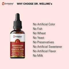 Wormwood Soursop Drops Detox Immune Digestive 2oz with Herbs & Antioxidants