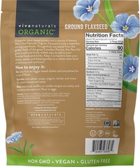 Viva Naturals Organic Psyllium Husk Powder, 24 Oz – Finely Ground, Unflavored, V