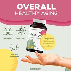 Quality Powder Nutrition Kimchi Brightcore Probiotic Softgels Digestive Enzymes
