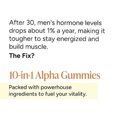 Premium 10-1 Alpha Gummies | 4000 mg with KSM-66 | 60 Gummies, Shipping From US