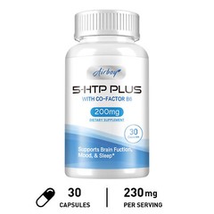 5-HTP Plus Capsules 200mg – Sleep Aid,Mood,Relaxation,Serotonin & Sleep Support
