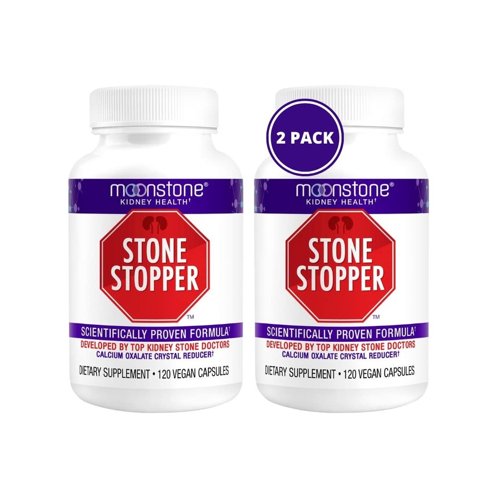 Stone Stopper Capsules, Kidney Prevention, 120 Count (Pack of 2)