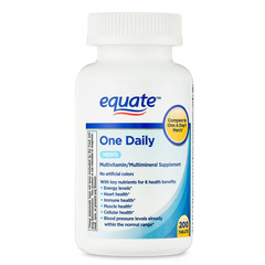 Equate One Daily Men’s Multivitamin 200ct Compare to One A Day Men’s