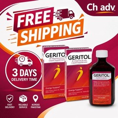 Geritol Liquid Energy Support 12 Fl Oz Pack of 2 High Potency B Vitamins Iron