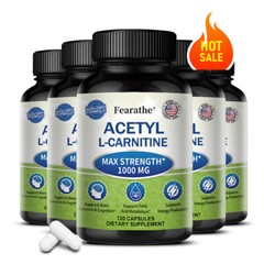 Acetyl L-Carnitine 1000mg-Non-GMO & Energy Fatigue Focus Supplement BRAIN BOOSTS