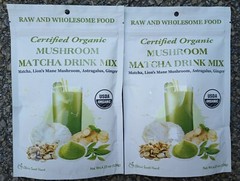 2 Cherie Ginger Heart Organic Mushroom Matcha Drink Mix Powder 8.46oz 80Servings