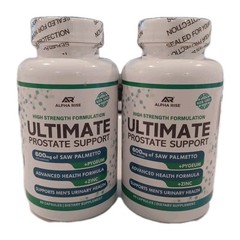 2 PACK Ultimate Prostate Support Health Supplement for Men – 120 Cap Exp: 03/26