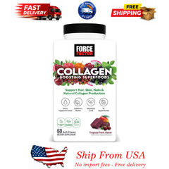 Collagen Boosting Superfoods, Tropical Fruit, 60 Soft Chews