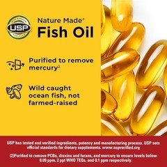 Heart Plus Omega-3 Fish Oil 1000mg Softgels – 125-Day Support for Heart & Cel…