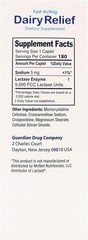Natural Lactase Enzyme 180 CT – Quick Relief for Lactose Intolerance Symptoms