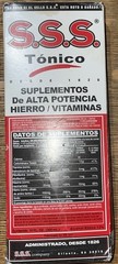 S.S.S. Tonic Liquid High Potency Iron B Vitamin Supplement 10 Oz
