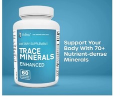 Dr Berg Trace Minerals Enhanced Complex, Plant Derived 60 Capsules Healthy Body