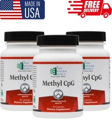 pack of 3 Methyl CPG Ortho Molecular Products Cardiovascular 60 Capsules