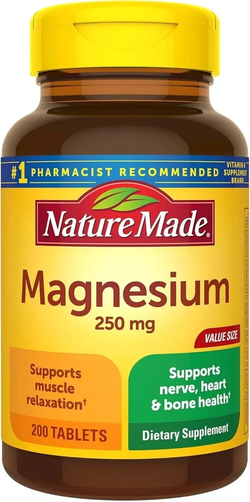 SM Nature Made Magnesium Oxide 250mg 200 Tablets