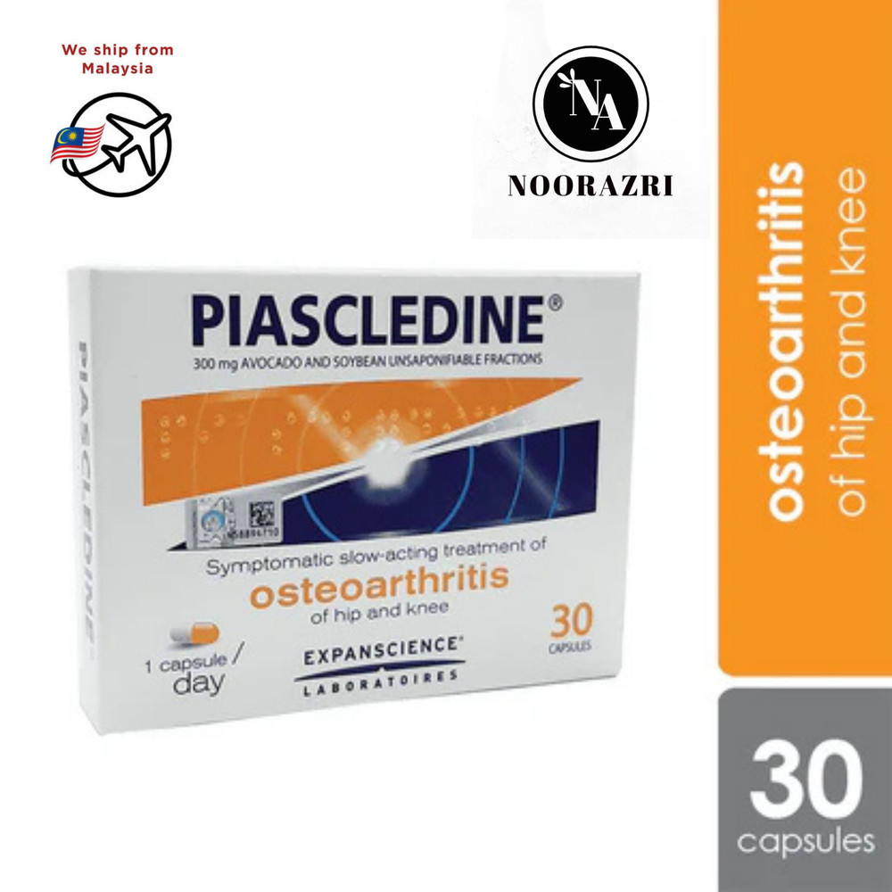PIASCLEDINE 300mg Anti-rheumatic Osteoarthritis Joint-Pains 30 Capsules