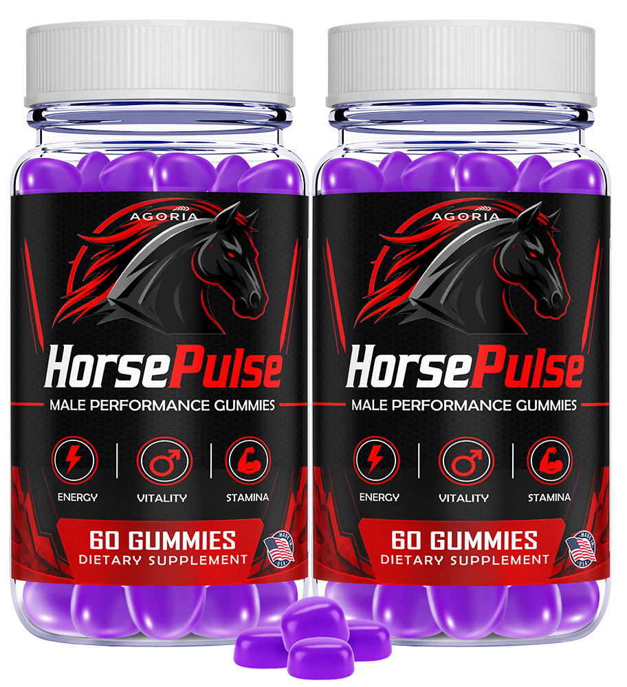 (2 Pack) Horse Pulse Gummys Advanced Male Health Support HorsePulse Gummies